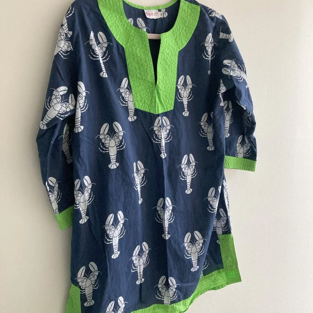 Top It Off Lobster Tunic - Picture 1 of 4